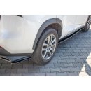 Heck Ansatz Flaps Diffusor passend für Lexus NX Facelift(Hybrid) schwarz matt