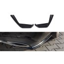 Heck Ansatz Flaps Diffusor passend für Mercedes-Benz E43 AMG / AMG-Line W213 Carbon Look