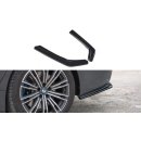 Heck Ansatz Flaps Diffusor passend für BMW 3er G20 M Paket schwarz matt