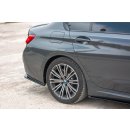 Heck Ansatz Flaps Diffusor passend für BMW 3er G20 M Paket Carbon Look