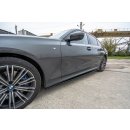 Seitenschweller Ansatz passend für BMW 3er G20 M Paket Carbon Look