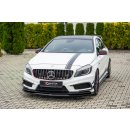 Front Ansatz passend für Mercedes A45 AMG W176 Carbon Look