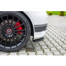 Heck Ansatz Flaps Diffusor passend für Mercedes A45 AMG W176 Carbon Look