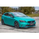 Front Ansatz passend für Volvo V40 R-design schwarz matt