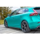 Seitenschweller Ansatz passend für Volvo V40 R-design Carbon Look