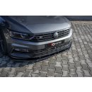 Front Ansatz V.1 passend für Volkswagen Passat R-Line B8 schwarz matt