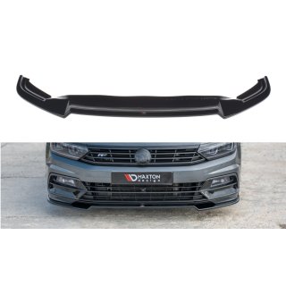 Front Ansatz V.2 passend für Volkswagen Passat R-Line B8 schwarz matt