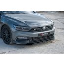 Front Ansatz V.2 passend für Volkswagen Passat R-Line B8 schwarz matt