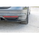 Heck Ansatz Flaps Diffusor passend für Volkswagen Passat R-Line B8 schwarz matt