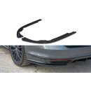 Heck Ansatz Flaps Diffusor passend für Volkswagen Passat R-Line B8 Carbon Look