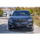 Front Ansatz passend für  BMW X4 M-Paket G02 schwarz matt