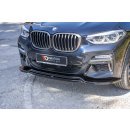 Front Ansatz passend für  BMW X4 M-Paket G02 schwarz matt