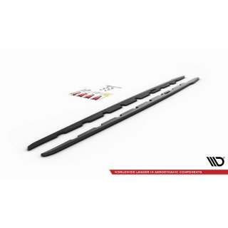 Seitenschweller Ansatz V.2 passend für BMW 1er F40 M-Paket/ M135i  Carbon Look