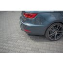 Heck Ansatz Flaps Diffusor passend für Seat Leon Mk3 Cupra ST Facelift schwarz matt