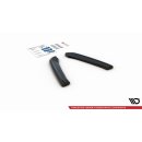 Heck Ansatz Flaps Diffusor passend für Seat Leon Mk3 Cupra ST Facelift schwarz Hochglanz