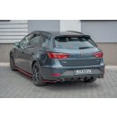 Spoiler CAP passend für Seat Leon Mk3 Cupra ST Facelift schwarz matt