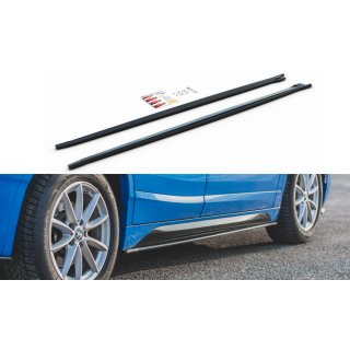 Seitenschweller Ansatz passend für BMW X2 F39 M-Paket Carbon Look