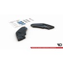 Heck Ansatz Flaps Diffusor passend für BMW X2 F39 M-Paket schwarz matt