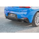 Mittlerer Diffusor Heck Ansatz passend für BMW X2 F39 M-Paket Carbon Look