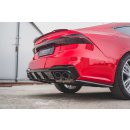 Diffusor Heck Ansatz passend für Audi A7 C8 S-Line schwarz matt