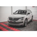 Front Ansatz passend für Skoda Kodiaq Mk1 Sportline/RS schwarz matt