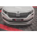 Front Ansatz passend für Skoda Kodiaq Mk1 Sportline/RS schwarz matt