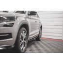 Seitenschweller Ansatz passend für Skoda Kodiaq Mk1 Sportline/RS schwarz matt