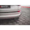 Heck Ansatz Flaps Diffusor passend für Skoda Kodiaq Mk1 Sportline schwarz matt