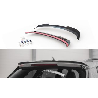 Spoiler CAP V.1 passend für Skoda Kodiaq Mk1 Sportline/RS schwarz Hochglanz