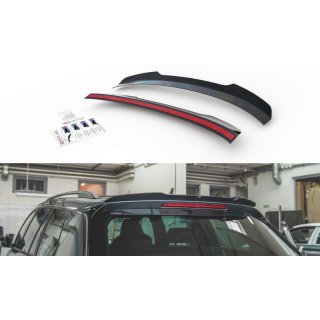 Spoiler CAP V.2 passend für Skoda Kodiaq Mk1 Sportline/RS schwarz matt