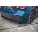 Heck Ansatz Flaps Diffusor passend für Mercedes A35 AMG W177  Carbon Look