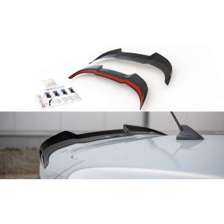 Spoiler CAP V.2 passend für Ford Fiesta Mk8 ST / ST-Line Carbon Look