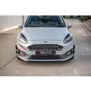 Front Ansatz V.4 passend für Ford Fiesta Mk8 ST / ST-Line schwarz matt