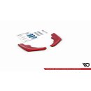 Heck Ansatz Flaps Diffusor passend für V.2 BMW 1er F40 M-Paket