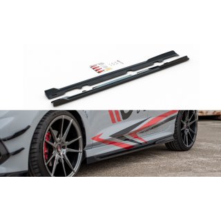 Seitenschweller Ansatz V.3 passend für Ford Fiesta Mk8 ST / ST-Line Carbon Look