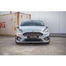 Front Ansatz V.7 passend für Ford Fiesta Mk8 ST / ST-Line schwarz matt