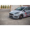 Front Ansatz V.7 passend für Ford Fiesta Mk8 ST / ST-Line schwarz matt