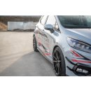 Seitenschweller Ansatz V.2 passend für Ford Fiesta Mk8 ST / ST-Line schwarz matt