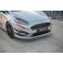 Front Ansatz V.6 passend für Ford Fiesta Mk8 ST / ST-Line schwarz matt