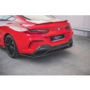 Mittlerer Diffusor Heck Ansatz passend für Bmw M850i G15 schwarz matt