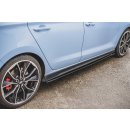 Seitenschweller Ansatz V.4 passend für Hyundai I30 N Mk3 Hatchback/ Fastback schwarz Hochglanz