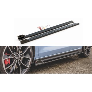 Seitenschweller Ansatz V.5 passend für Hyundai I30 N Mk3 Hatchback/ Fastback schwarz matt