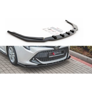 Front Ansatz V.1 passend für Toyota Corolla XII Touring Sports/ Hatchback schwarz Hochglanz