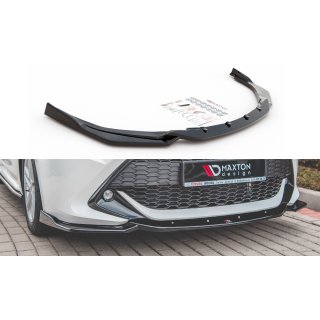 Front Ansatz V.2 passend für Toyota Corolla XII Touring Sports/ Hatchback schwarz Hochglanz