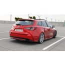 Heck Ansatz Flaps Diffusor passend für Toyota Corolla XII Touring Sports Carbon Look