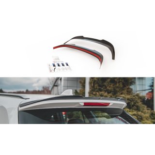 Spoiler CAP passend für Toyota Corolla XII Touring Sports schwarz Hochglanz