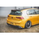 Diffusor Heck Ansatz passend für VW Golf 8 Carbon Look