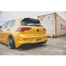 Mittlerer Diffusor Heck Ansatz passend für VW Golf 8 Carbon Look