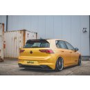 Mittlerer Diffusor Heck Ansatz passend für VW Golf 8 Carbon Look