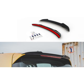 Spoiler CAP V.1 passend für VW Golf 8 schwarz matt